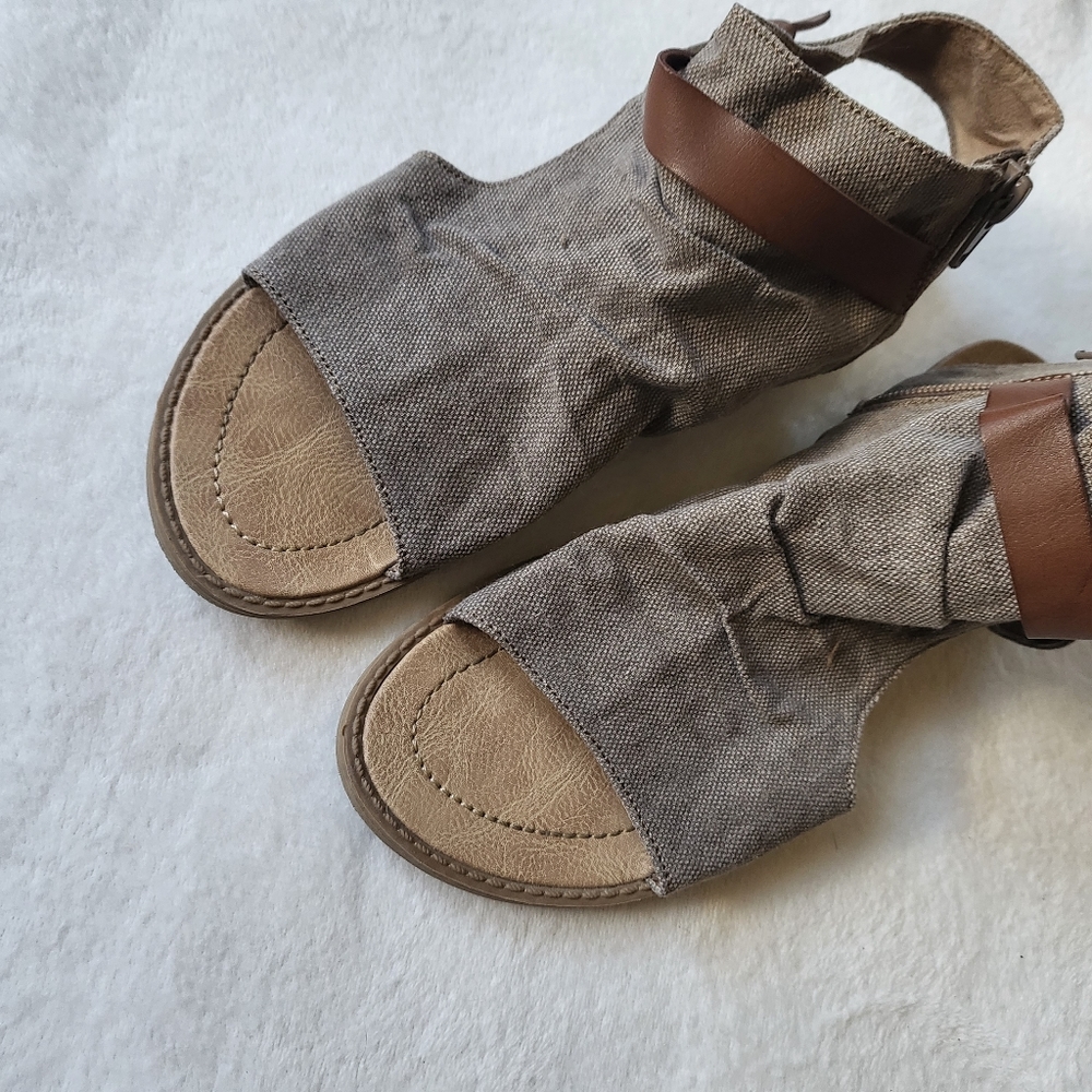 Blowfish Malibu Balla wedge sandals B130 women's size 7.5 - Picture 2 of 9